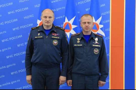 Кузбасский пожарный Малхаз Чалаташвили отмечен государственной наградой