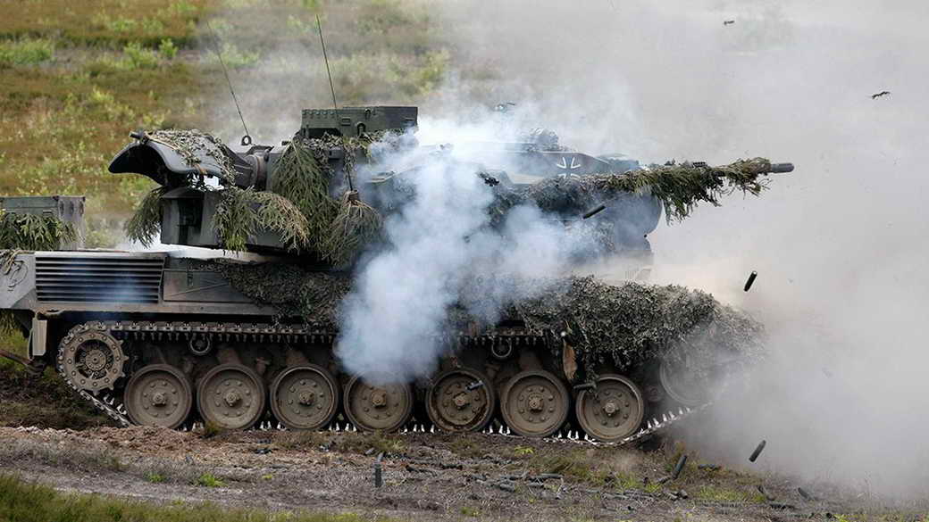 МО РФ сообщило об уничтожении поставленной Киеву немецкой машины «Гепард»