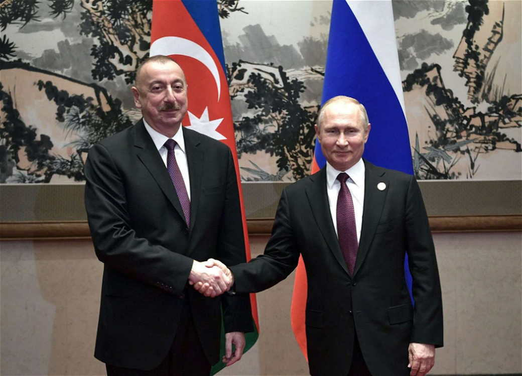 Телефонный разговор Владимира Путина Ильхамом Алиевым