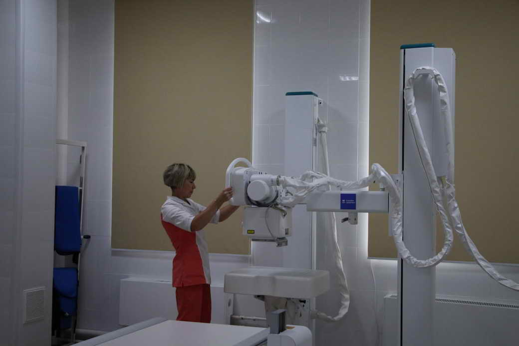 Новый рентген-кабинет открыли в Осинниковской городской больнице