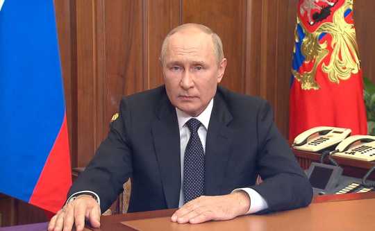 Главное из обращения Владимира Путина о частичной мобилизации Главное из обращения Владимира Путина о частичной мобилизации