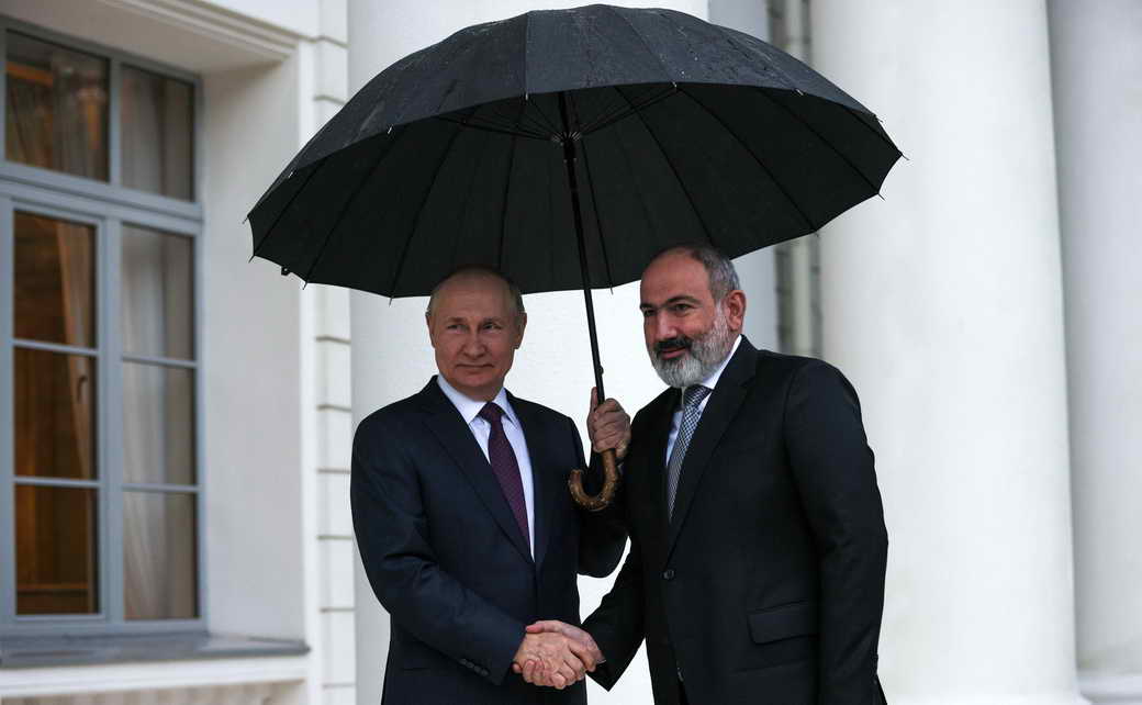 Владимир Путин: Встреча с Премьер-министром Армении Николом Пашиняном