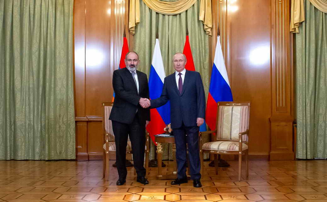 Владимир Путин: Встреча с Премьер-министром Армении Николом Пашиняном