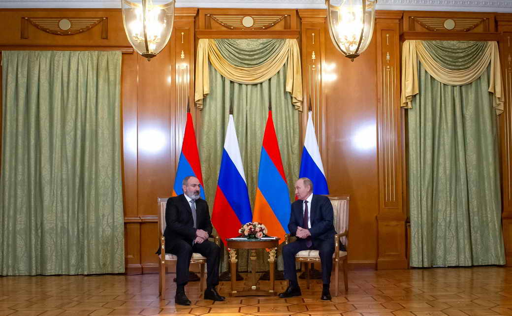Владимир Путин: Встреча с Премьер-министром Армении Николом Пашиняном