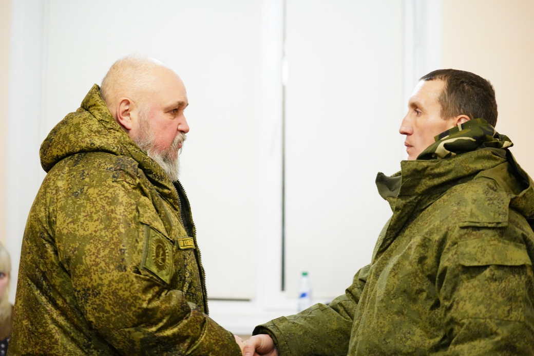 Сергей Цивилев провел личный прием мобилизованных и добровольцев в Юрге