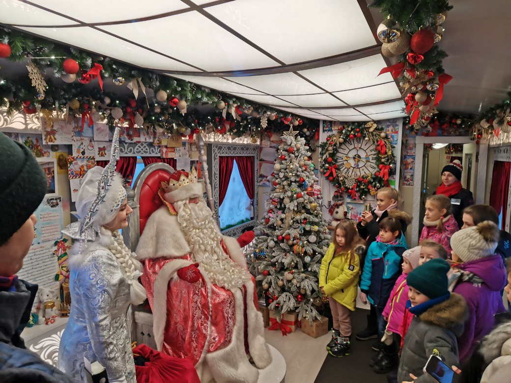 Поезд Деда Мороза из Великого Устюга побывает в семи городах Кузбасса