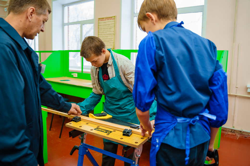 В Юрге по нацпроекту «Образование» открыли мастерские для школьников с ограниченными возможностями здоровья
