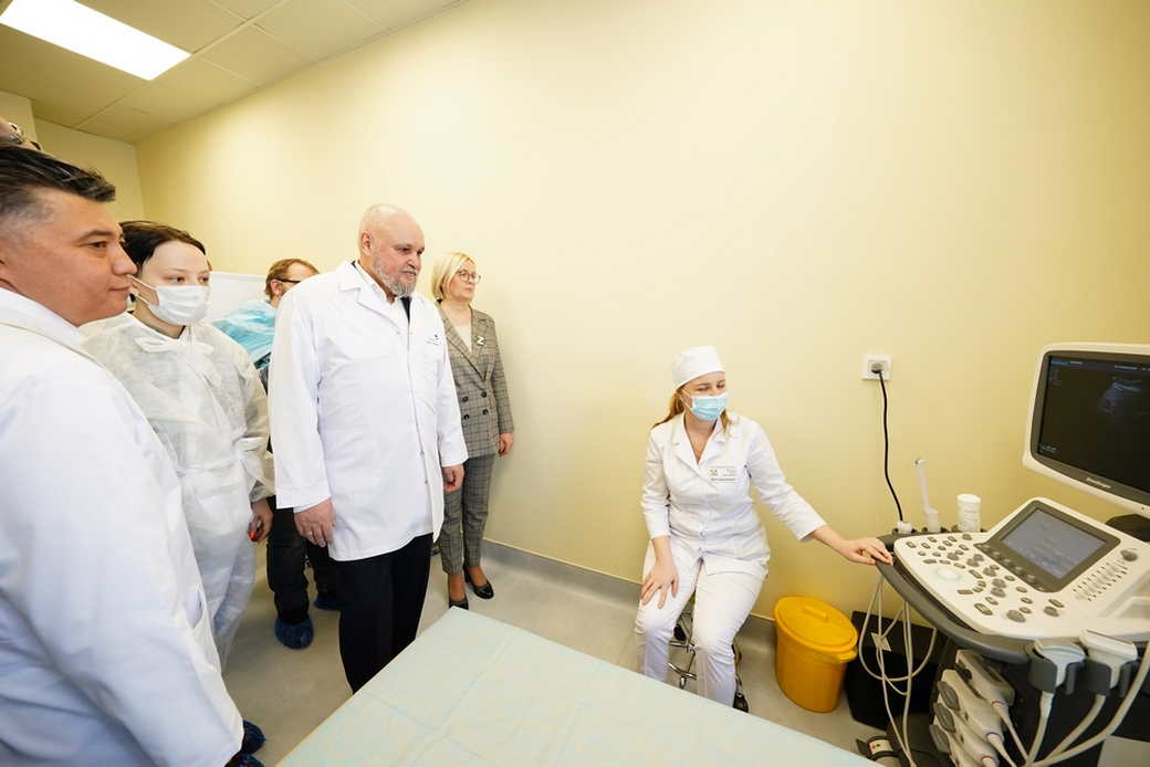 Сергей Цивилев: поручение Президента выполнено — новый многопрофильный больничный комплекс в Междуреченске принял первых посетителей