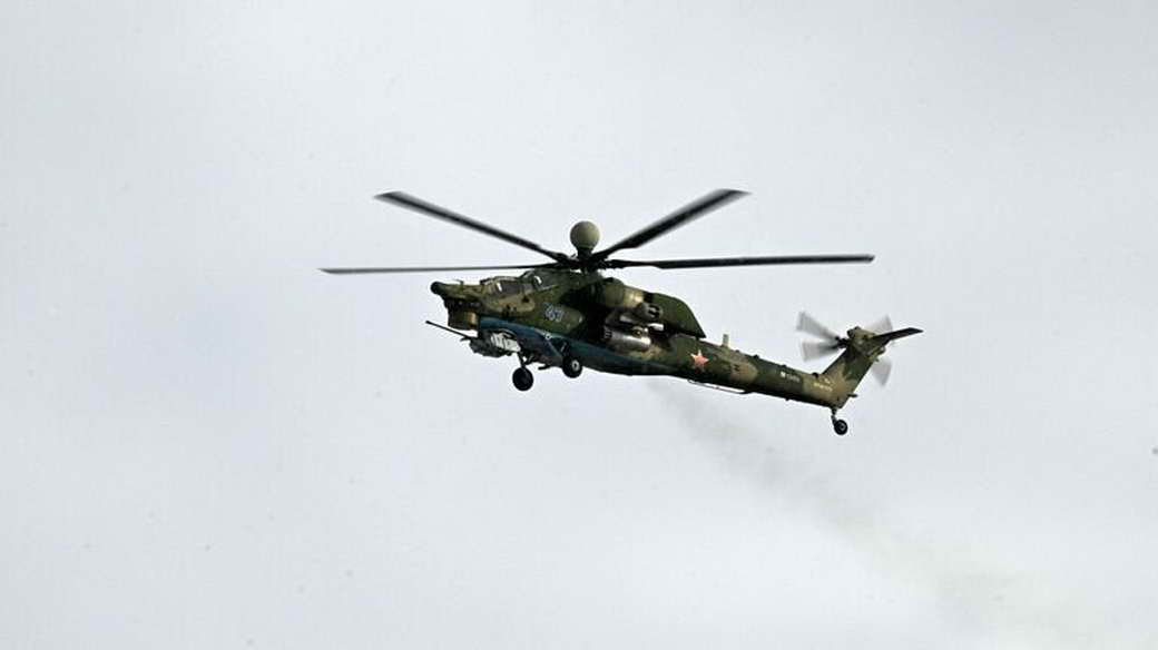 В Крыму потерпел катастрофу вертолет Ми-28