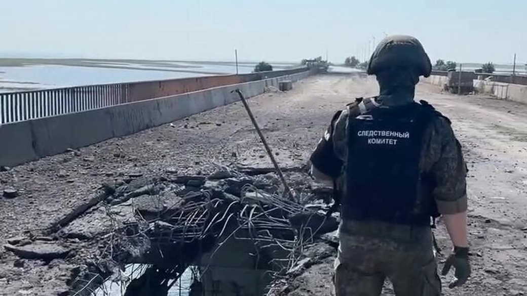 Началось восстановление Чонгарского моста между Крымом и Херсонской области
