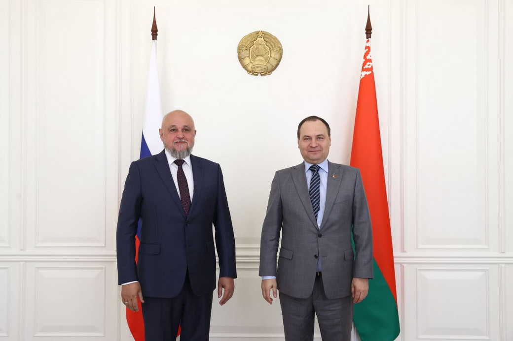 Губернатор КуZбасса встретился с премьер-министром Республики Беларусь Романом Головченко