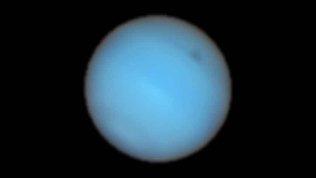 Загадочное пятно на Нептуне впервые рассмотрели с Земли