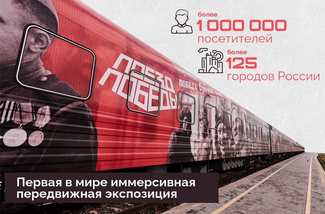 В КуZбасс прибудет уникальный передвижной музей «Поезд Победы»