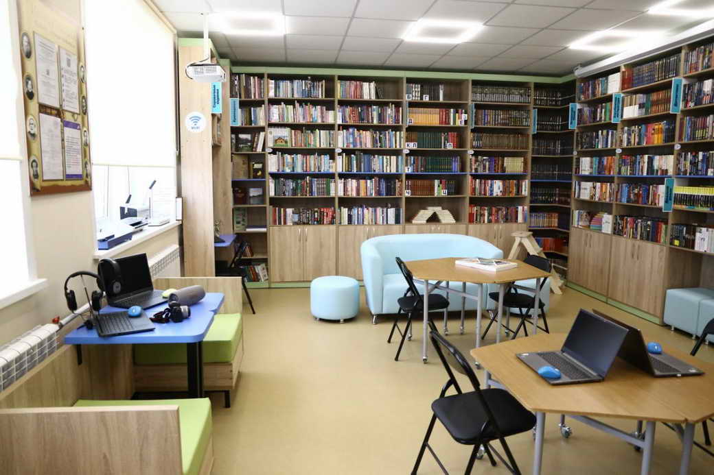 В деревне Береговая Кемеровского муниципального округа открылась библиотека «нового поколения»