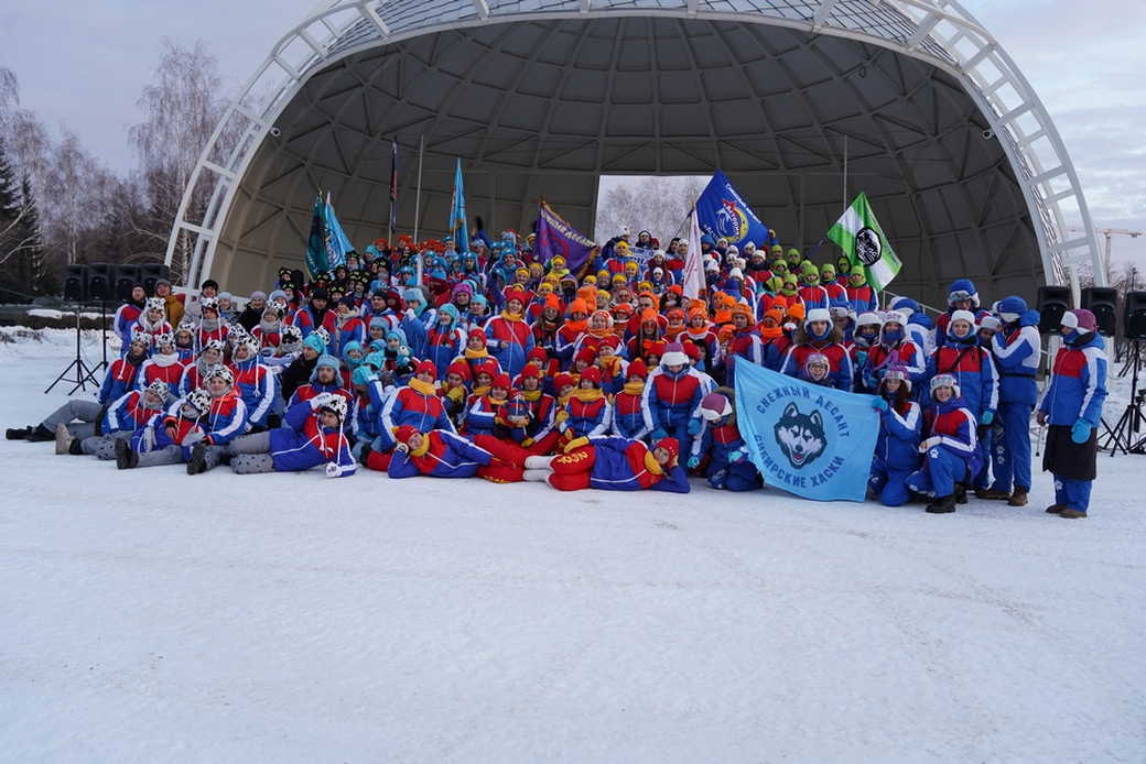 В КуZбассе стартовала патриотическая акция «Снежный десант»