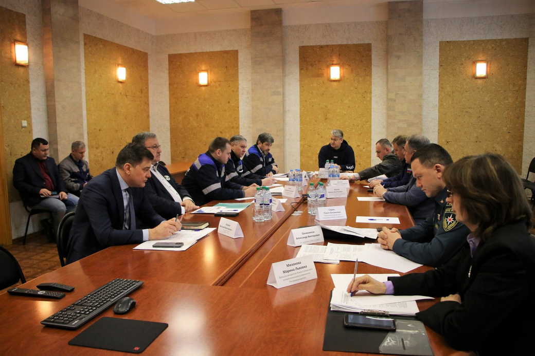 В Калтане прошло заседание оперативного штаба по работе Южно-Кузбасской ГРЭС