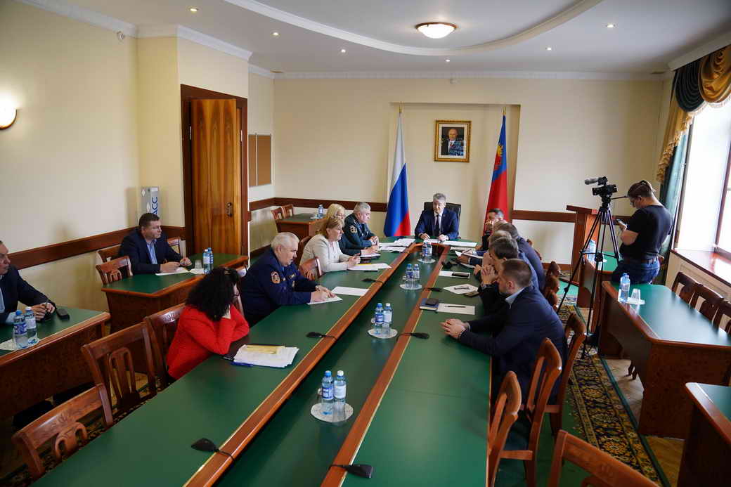 В правительстве КуZбасса обсудили противопаводковые мероприятия в регионе