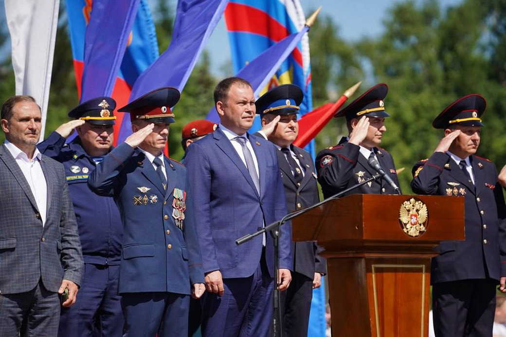 Илья Середюк поздравил новобранцев ГУФСИН с принятием присяги