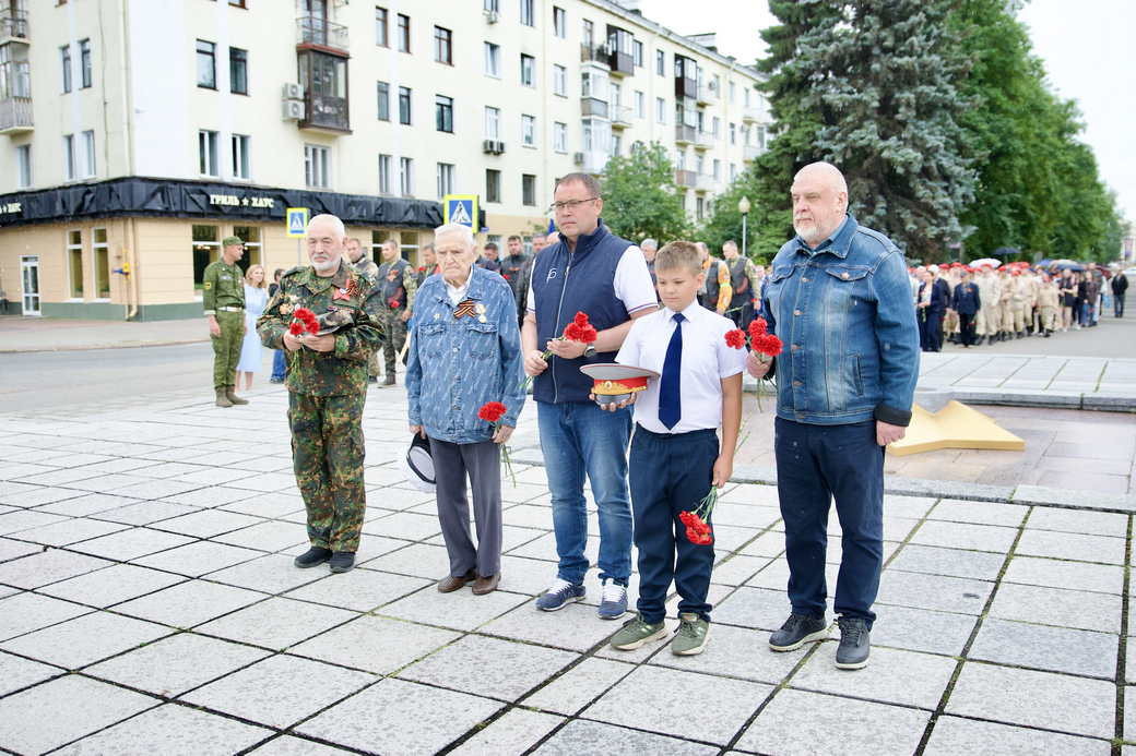 Стартовал мотопробег по боевому пути 376-й Кузбасско-Псковской Краснознаменной стрелковой дивизии