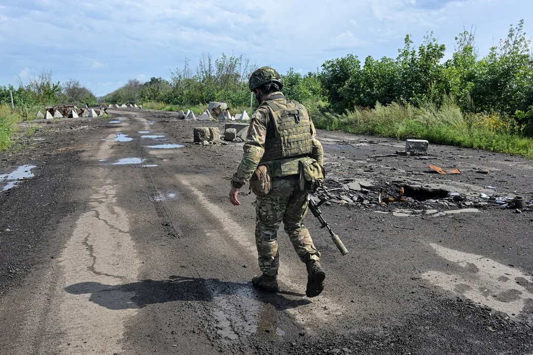 Российские военные оставили послания в доме в одном из сел Курской области