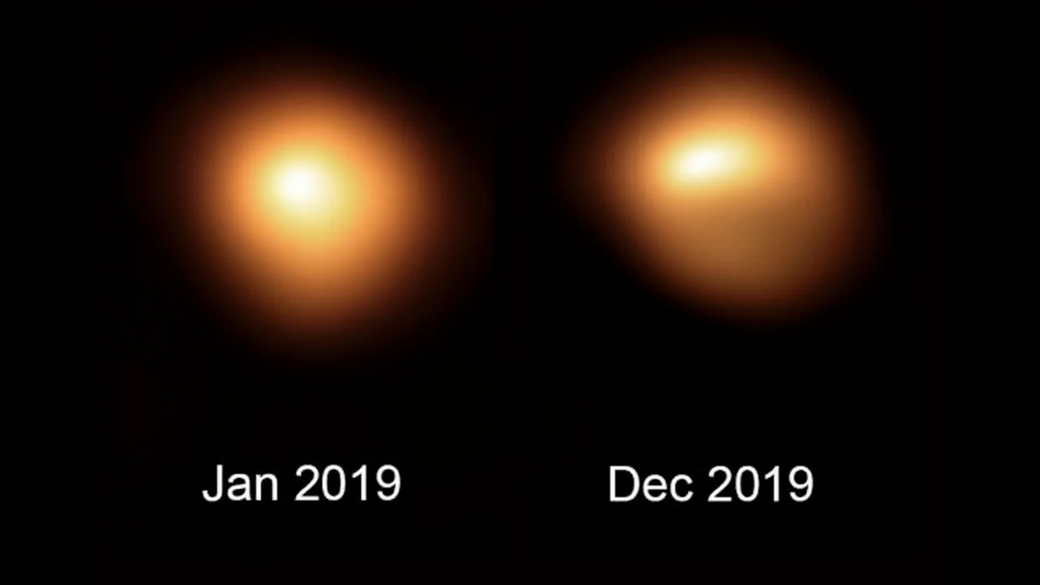 Почему тускнел и как скоро взорвется красный сверхгигант Бетельгейзе