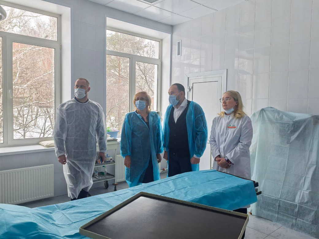 В Прокопьевской городской больнице завершился капитальный ремонт пяти отделений В Прокопьевской городской больнице завершился капитальный ремонт пяти отделений