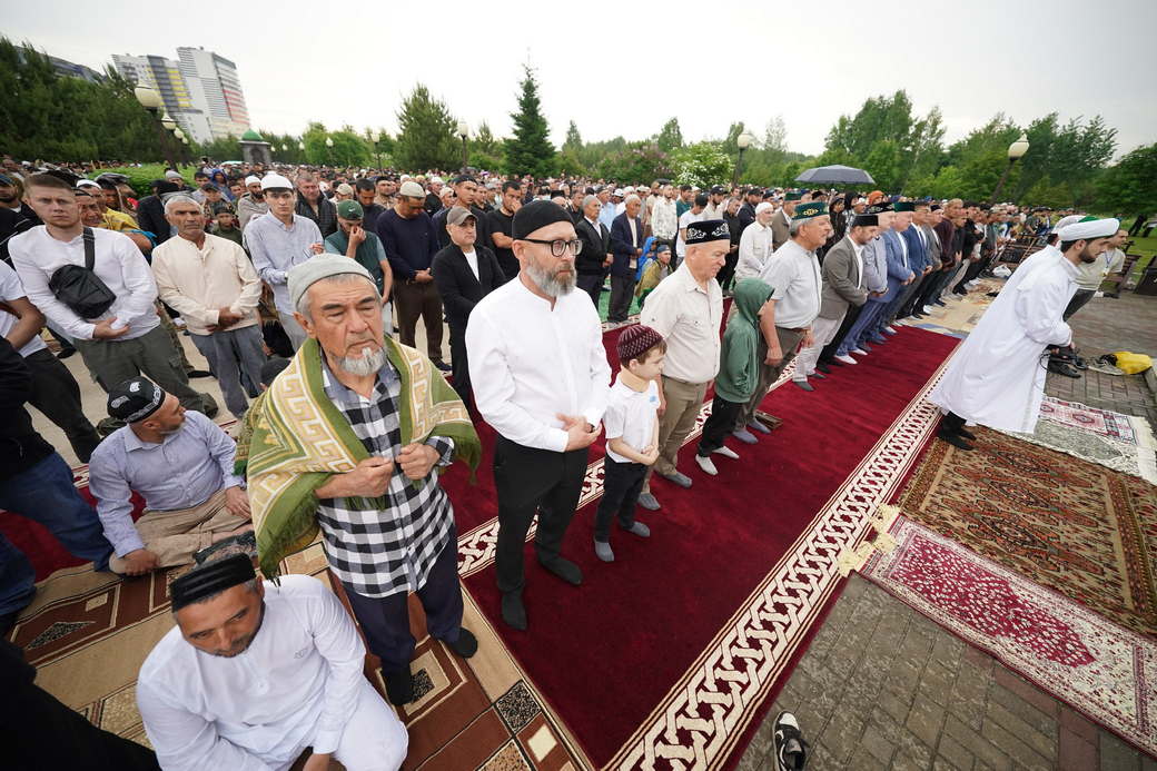 Мусульмане Кузбасса празднуют Курбан-байрам