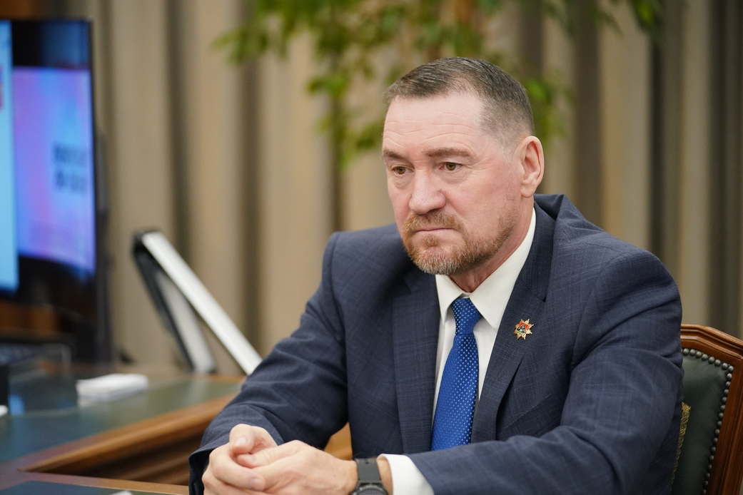 Губернатор Илья Середюк встретился с главой Беловского округа Владимиром Астафьевым