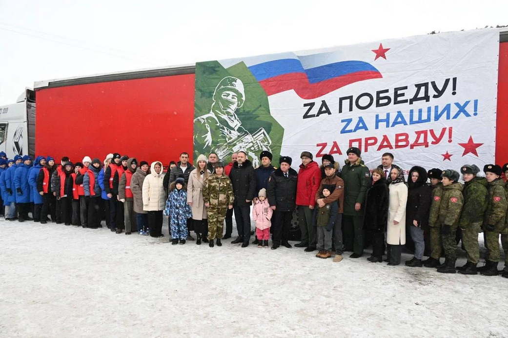 Илья Середюк: 20 тонн гуманитарного груза отправили беловчане бойцам в зону СВО