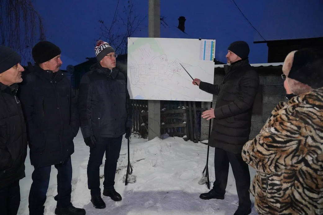 Губернатор Илья Середюк проверил ход работ по водопонижению в Белове