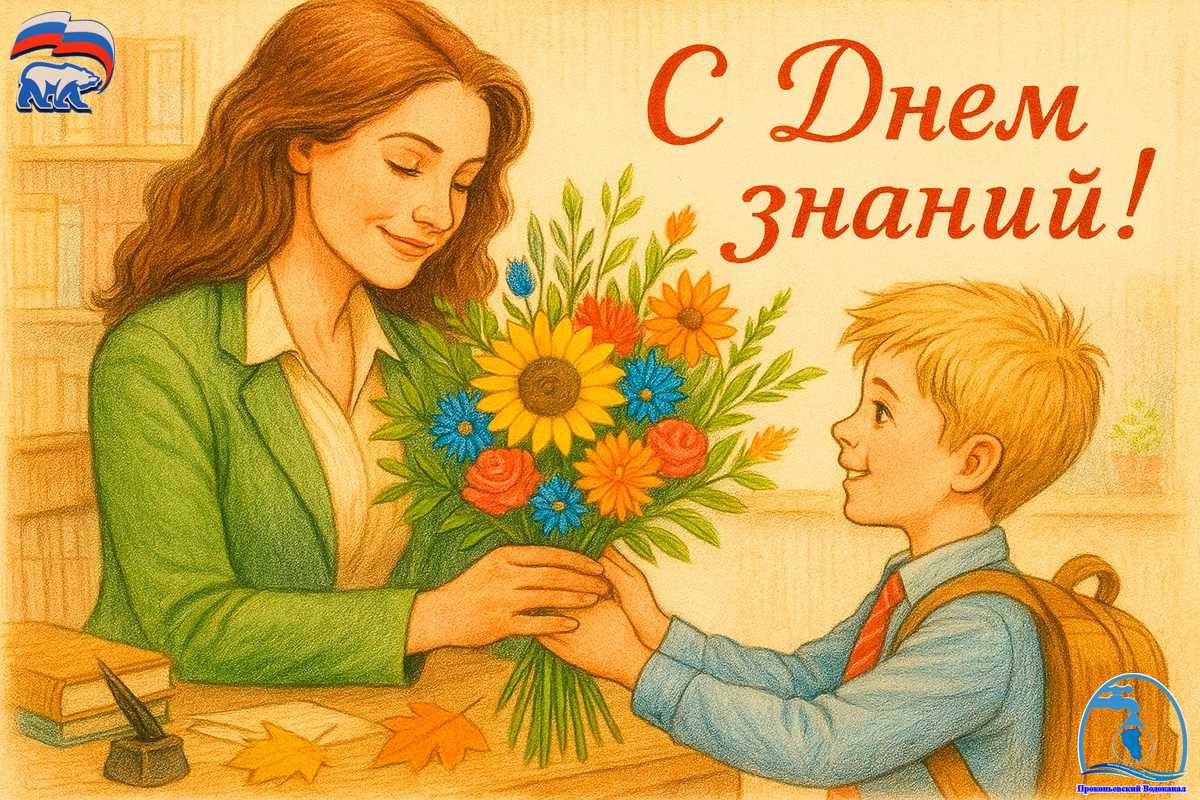 Поздравление генерального директора АО "ПО Водоканал" Руслана Сахапова c Днём знания!