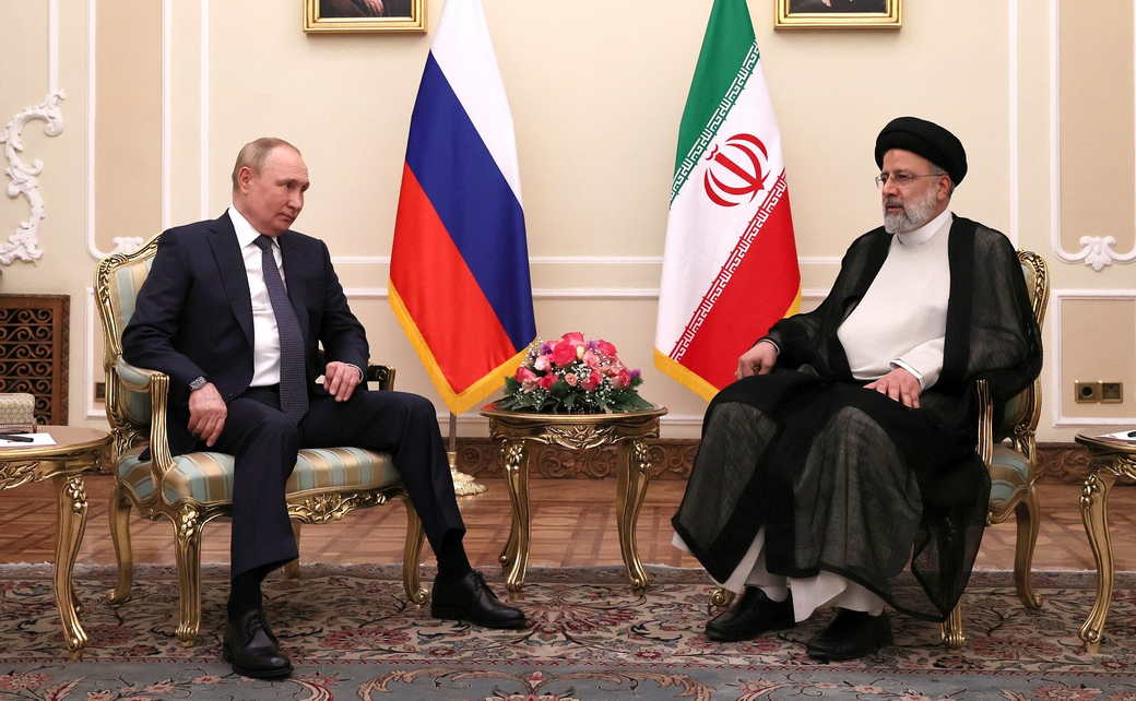 Встреча Владимира Путина с Президентом Ирана Сейедом Эбрахимом Раиси