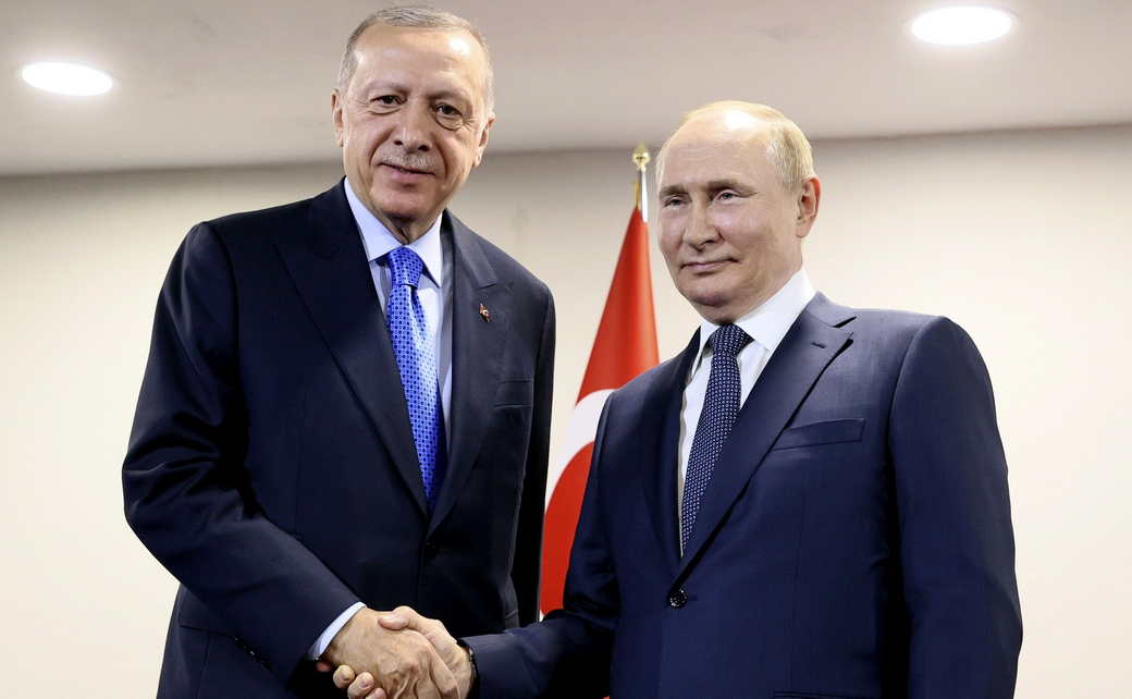 Встреча Владимира Путина с Президентом Турции Реджепом Тайипом Эрдоганом