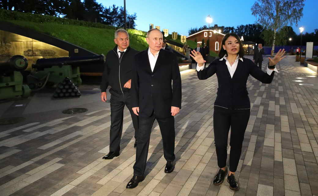 Владимир Путин: Осмотр музейно-исторического парка «Остров фортов»