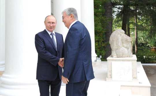 Встреча Владимира Путина с Президентом Казахстана Касым-Жомартом Токаевым