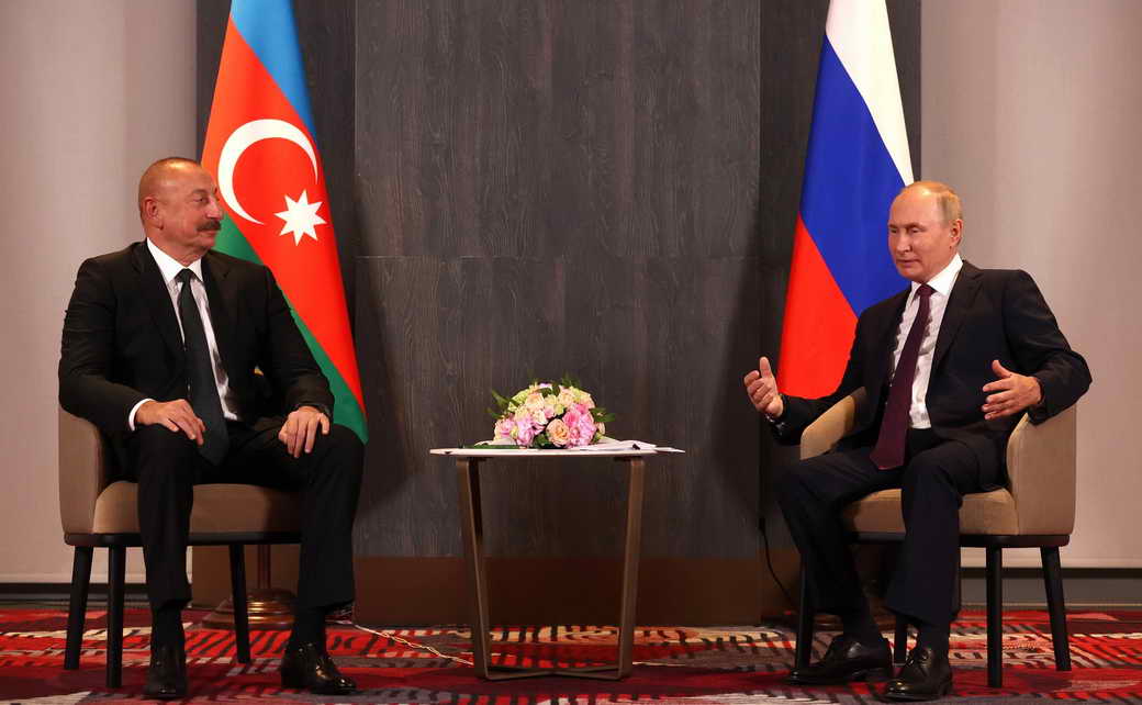 Встреча Владимира Путина с Президентом Азербайджана Ильхамом Алиевым Встреча Владимира Путина с Президентом Азербайджана Ильхамом Алиевым