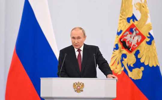 Подписание договоров о принятии ДНР, ЛНР, Запорожской и Херсонской областей в состав России Подписание договоров о принятии ДНР, ЛНР, Запорожской и Херсонской областей в состав России