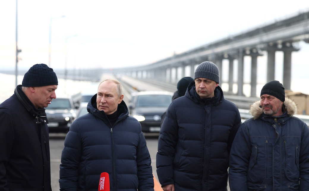 Владимир Путин: Посещение Крымского моста