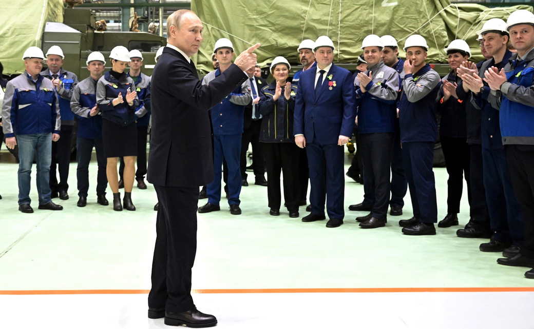 Владимир Путин: Посещение Обуховского завода