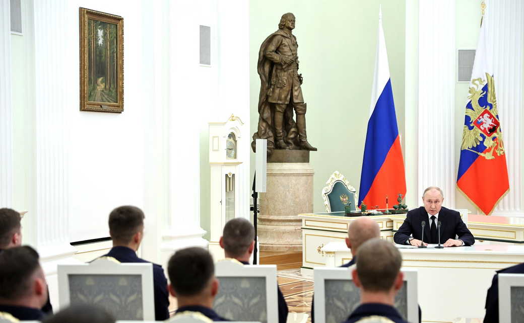 Владимир Путин: Встреча с военнослужащими Министерства обороны