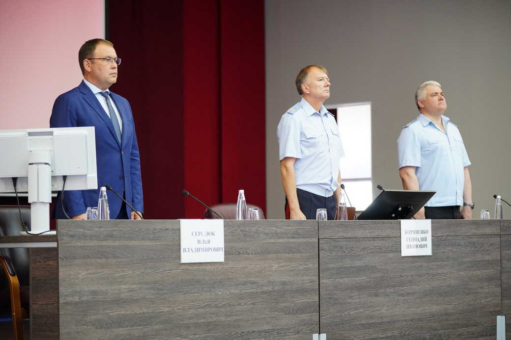 Илья Середюк поблагодарил кузбасских правоохранителей за снижение уровня преступности в регионе