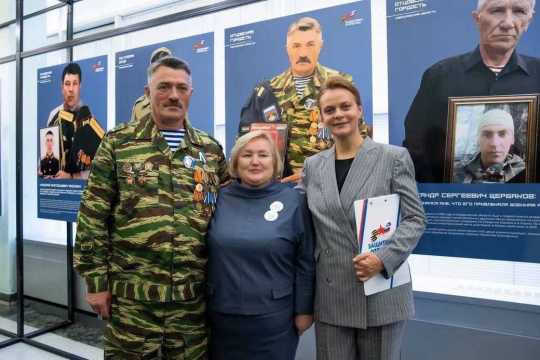 Прокопчанин Фанис Ривгатович, по приглашению Государственной Думы России, принял участие в открытии выставки «Отец Героя»