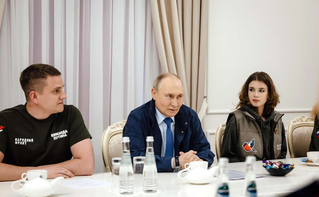 Путин приехал в Курск