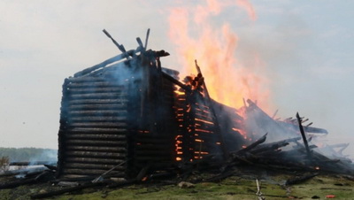 Сгоревшую в Карелии деревянную церковь можно восстановить 