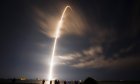 Ракета Falcon 9 совершила жесткую посадку на платформу в океане