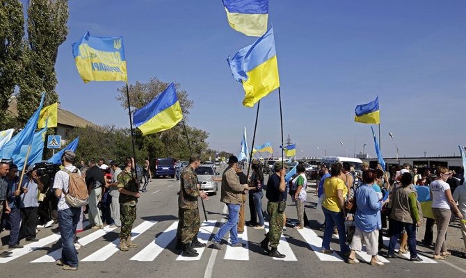Украина блокирует Крым