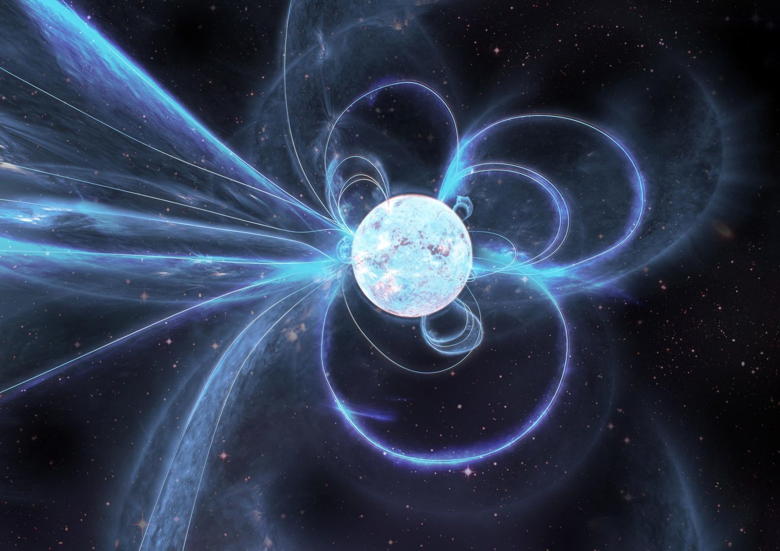 Обнаружен сигнал от самого сильного магнита во Вселенной