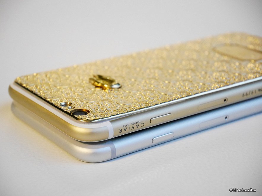 Ювелирный iPhone 6 в золоте и бриллиантах уже в России